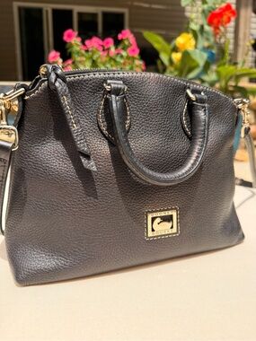 Dooney & Bourke Black Leather Satchel